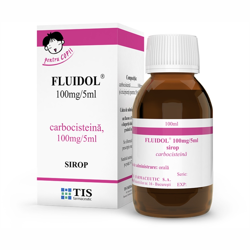 Fluidol 100mg 5ml Sirop Tis Farmaceutic